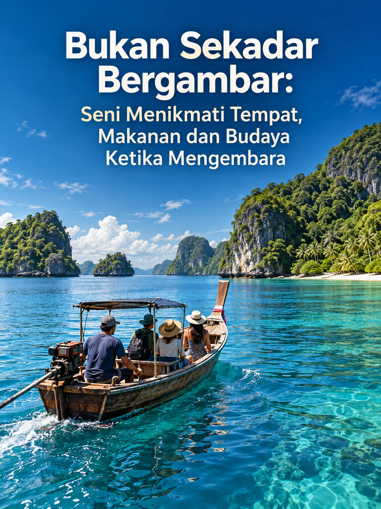 Bukan Sekadar Bergambar: Seni Menikmati Tempat, Makanan dan Budaya Ketika Mengembara