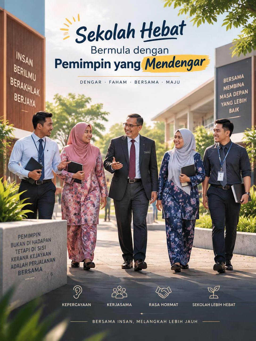 Sekolah Hebat Bermula dengan Pemimpin yang Mendengar