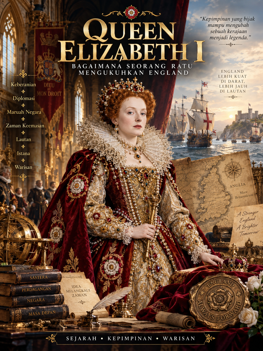 Queen Elizabeth I: Bagaimana Seorang Ratu Mengukuhkan England
