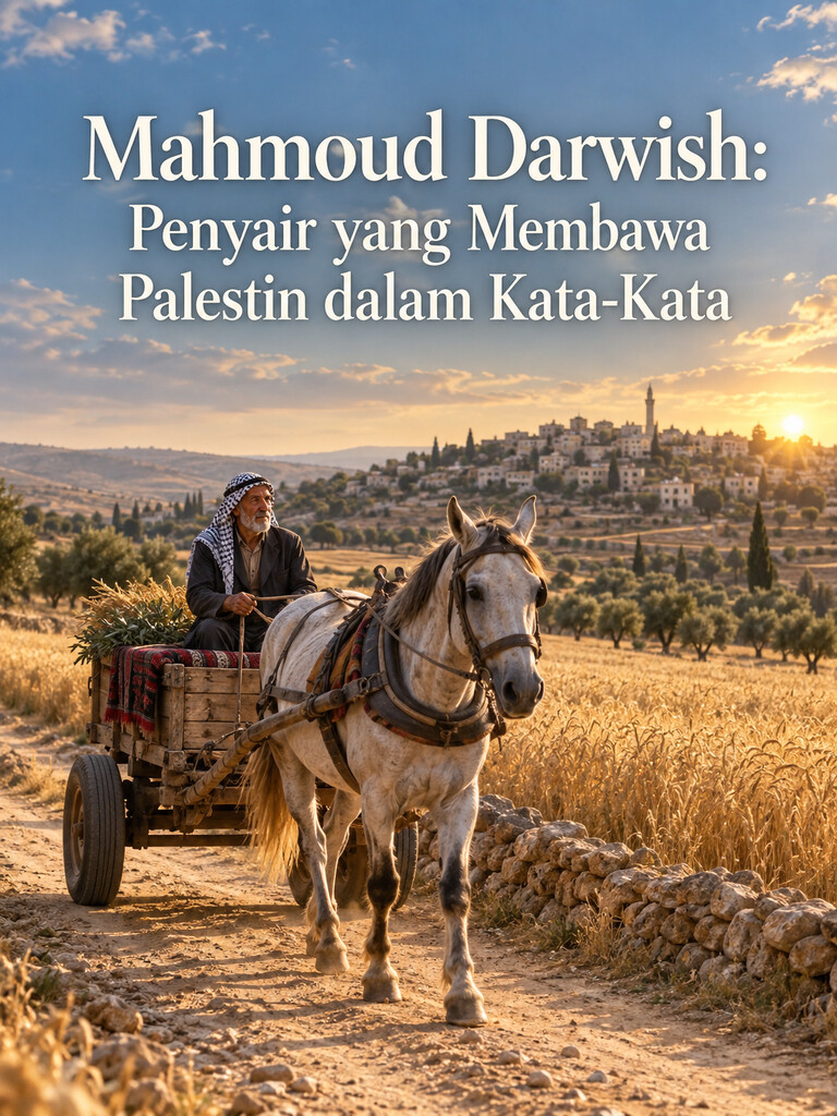 Mahmoud Darwish: Penyair yang Membawa Palestin dalam Kata-Kata