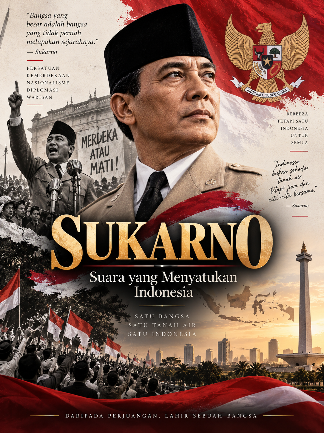 Sukarno: Suara yang Menyatukan Indonesia