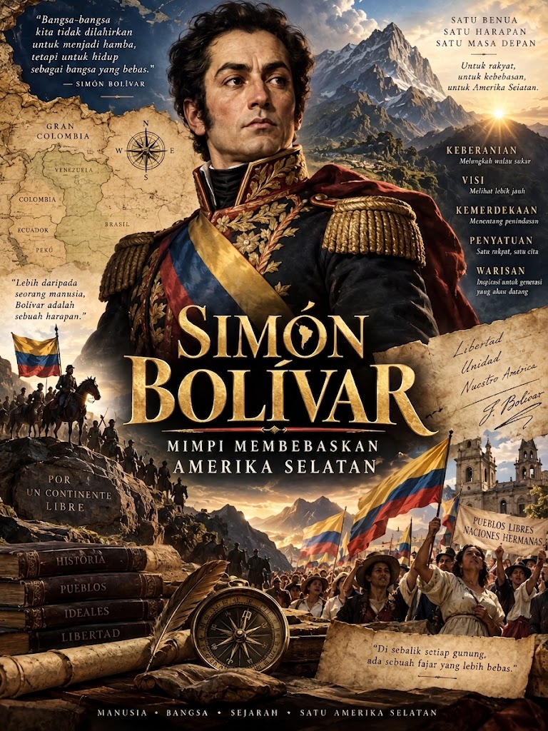 Simón Bolívar: Mimpi Membebaskan Amerika Selatan