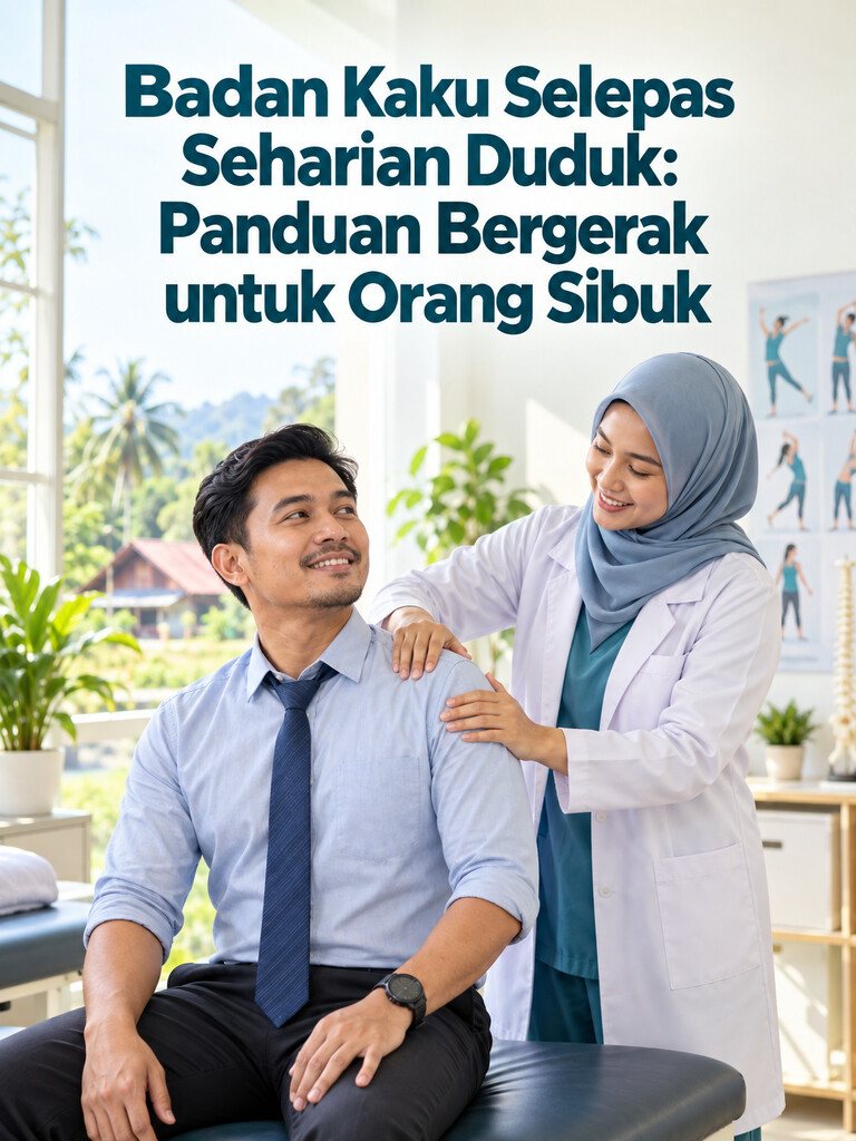 Badan Kaku Selepas Seharian Duduk: Panduan Bergerak untuk Orang Sibuk