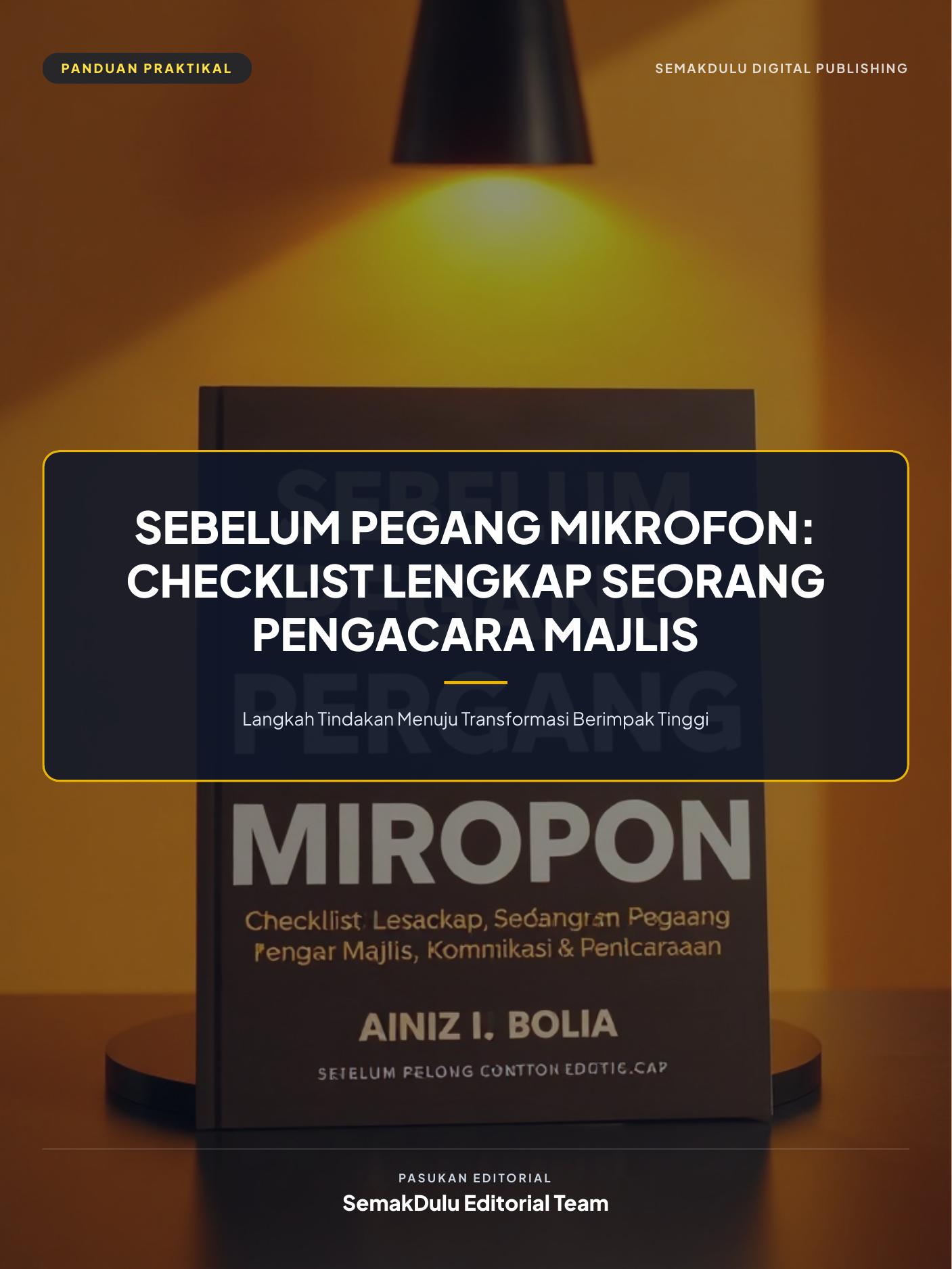 Sebelum Pegang Mikrofon: Checklist Lengkap Seorang Pengacara Majlis