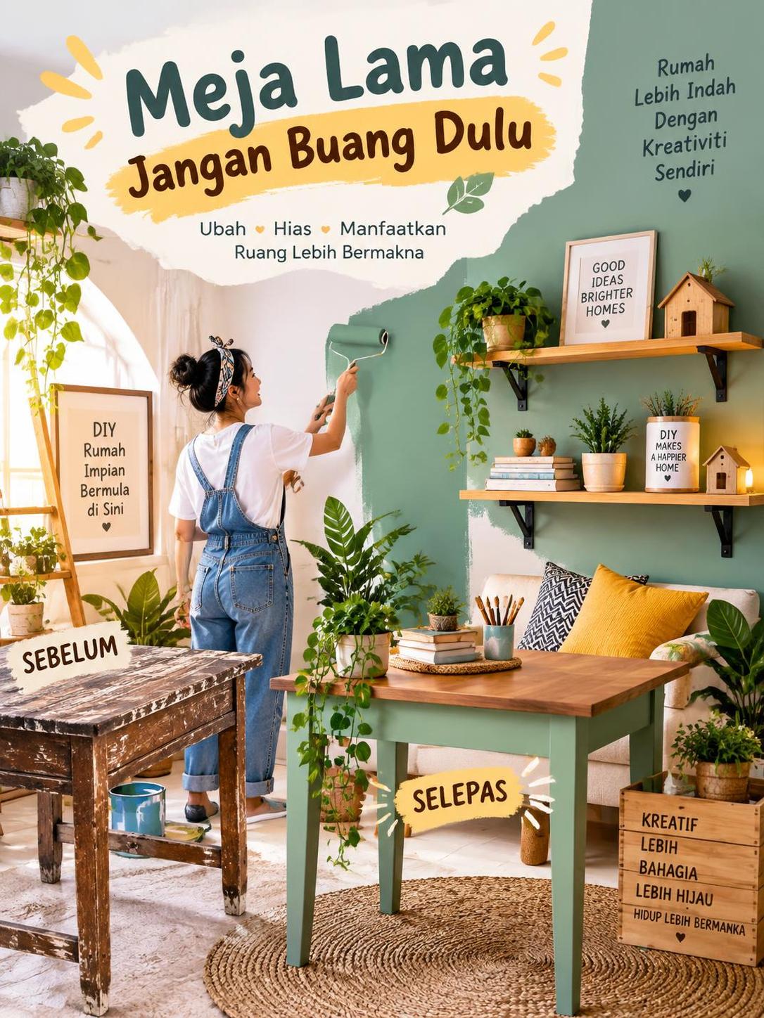 Meja Lama Jangan Buang Dulu