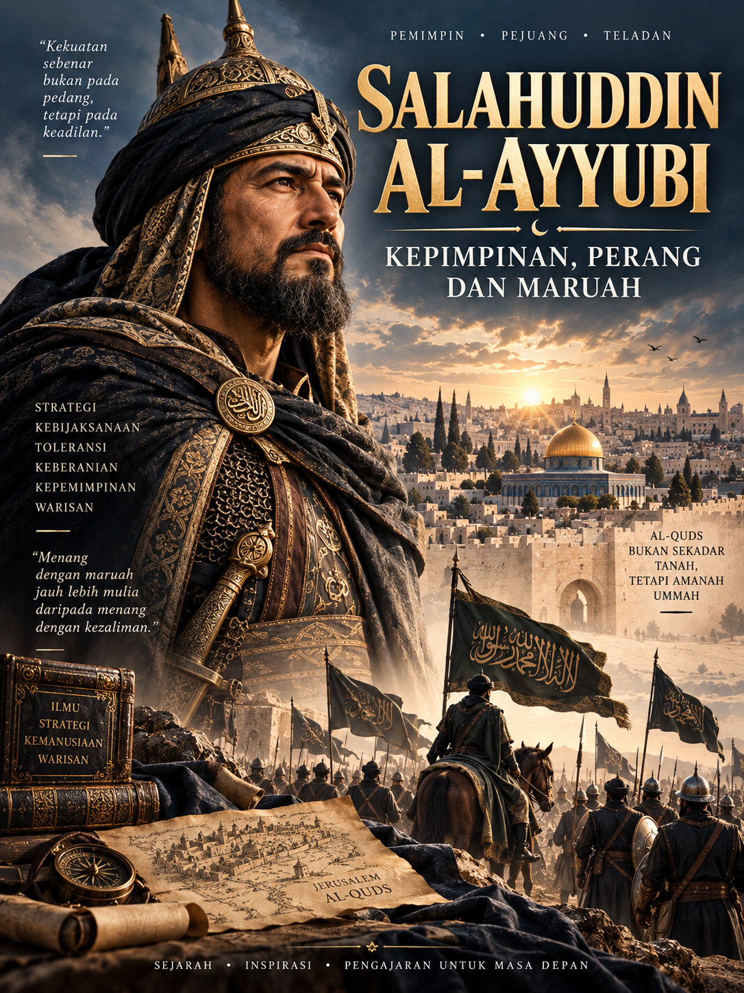 Salahuddin Al-Ayyubi: Kepimpinan, Perang dan Maruah