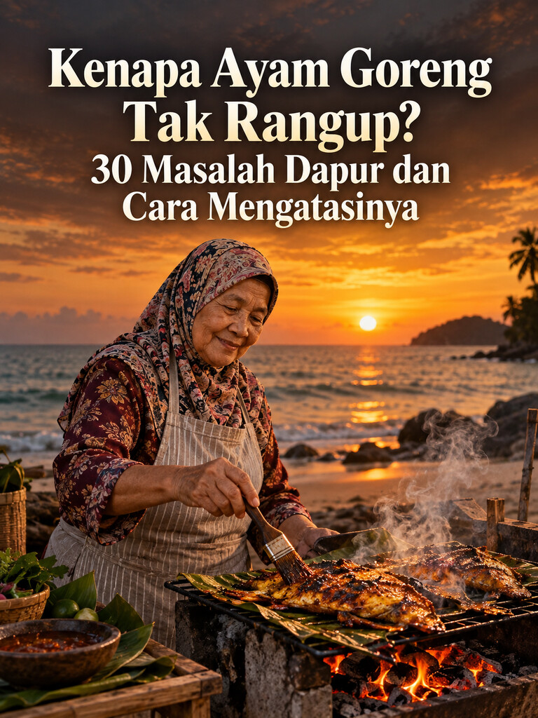 Kenapa Ayam Goreng Tak Rangup? 30 Masalah Dapur dan Cara Mengatasinya