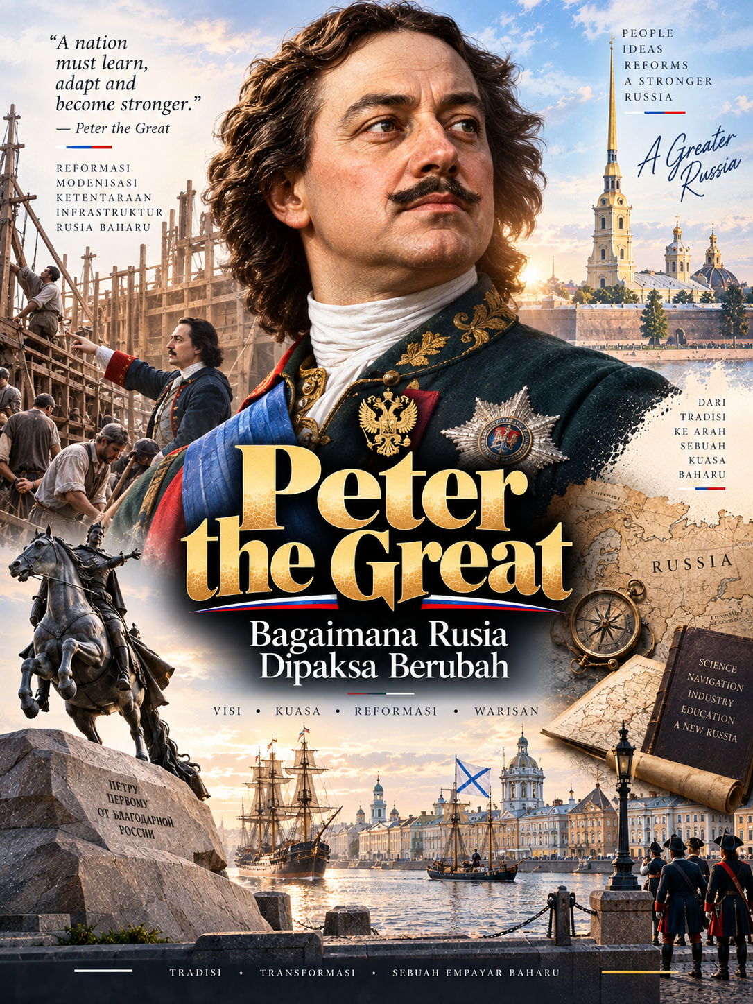 Peter the Great: Bagaimana Rusia Dipaksa Berubah